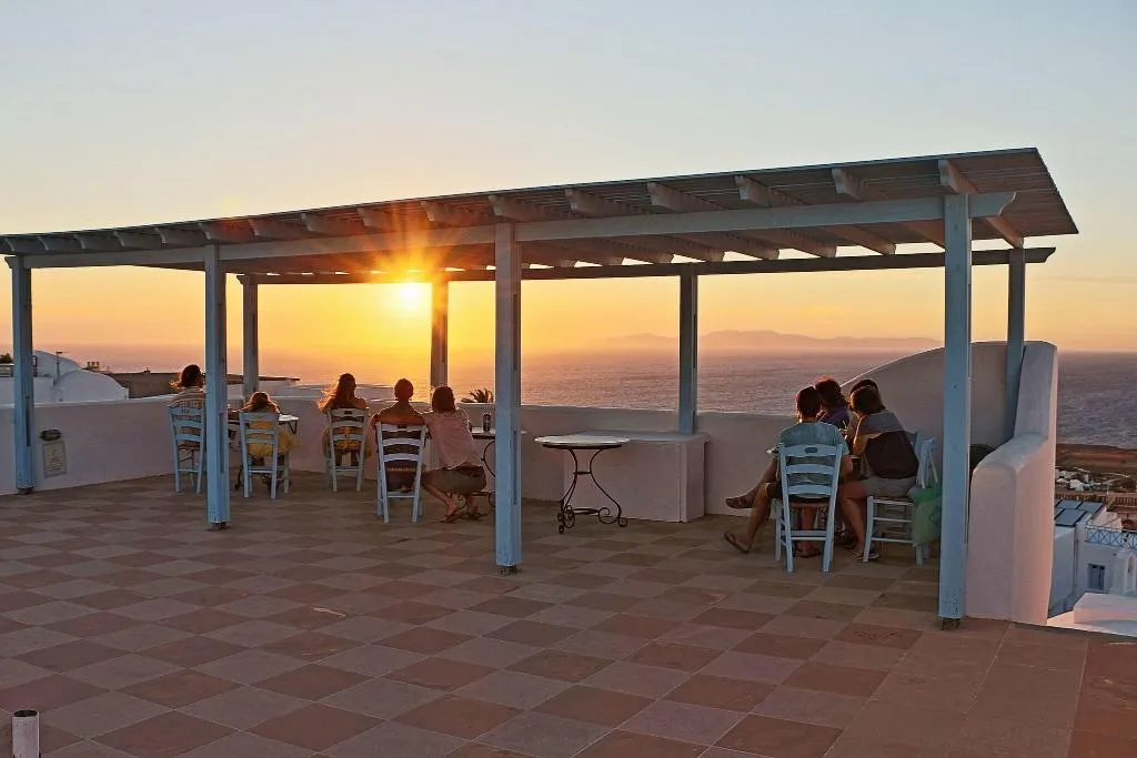 Terrace, Aethrio Sunset Village, Santorini