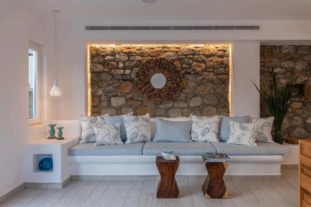 Lobby, Panormos Village Seaside Resort, Mykonos