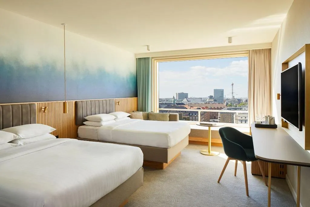 DOUBLE EXECUTIVE 2 DOUBLE BEDS Room, Marriott Hotel Copenhagen, Copenhagen