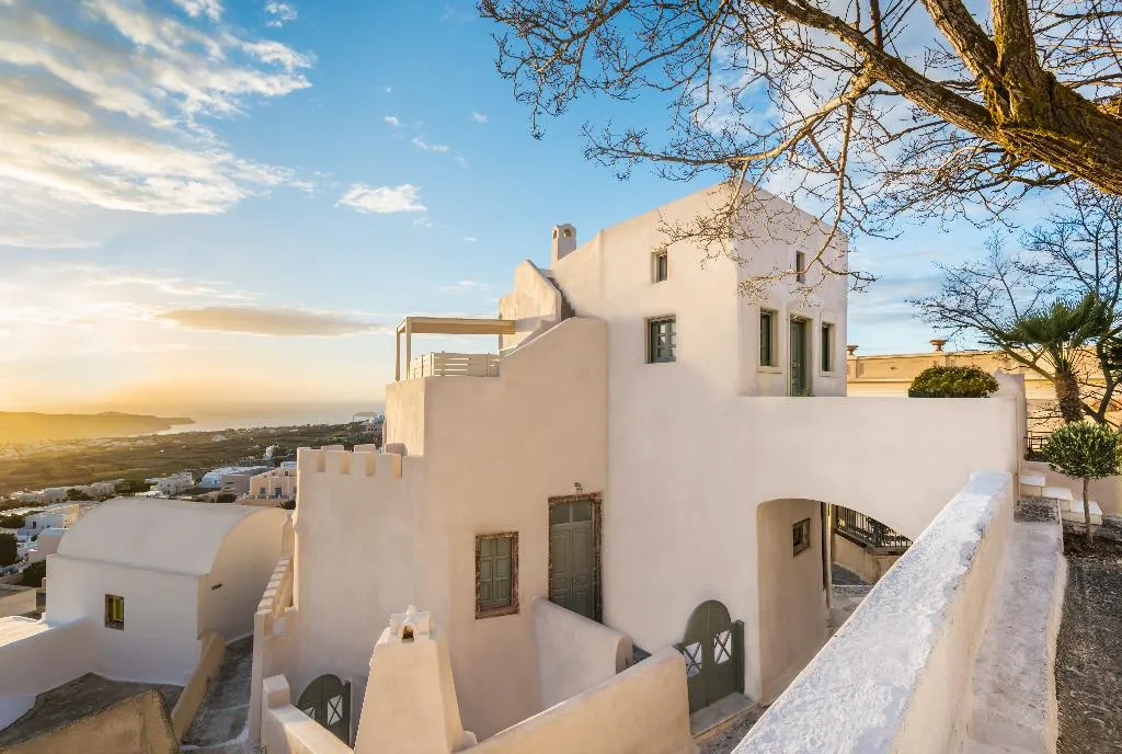 General view, Kastro Mansion, Santorini
