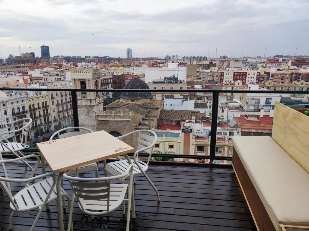 Terrace, Hotel Atarazanas, Valencia