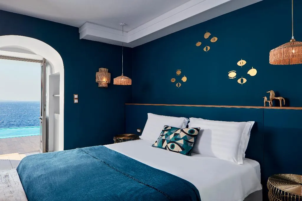 SUITE SEA VIEW WITH PRIVATE POOL Room, Kouros Hotel & Suites, Mykonos