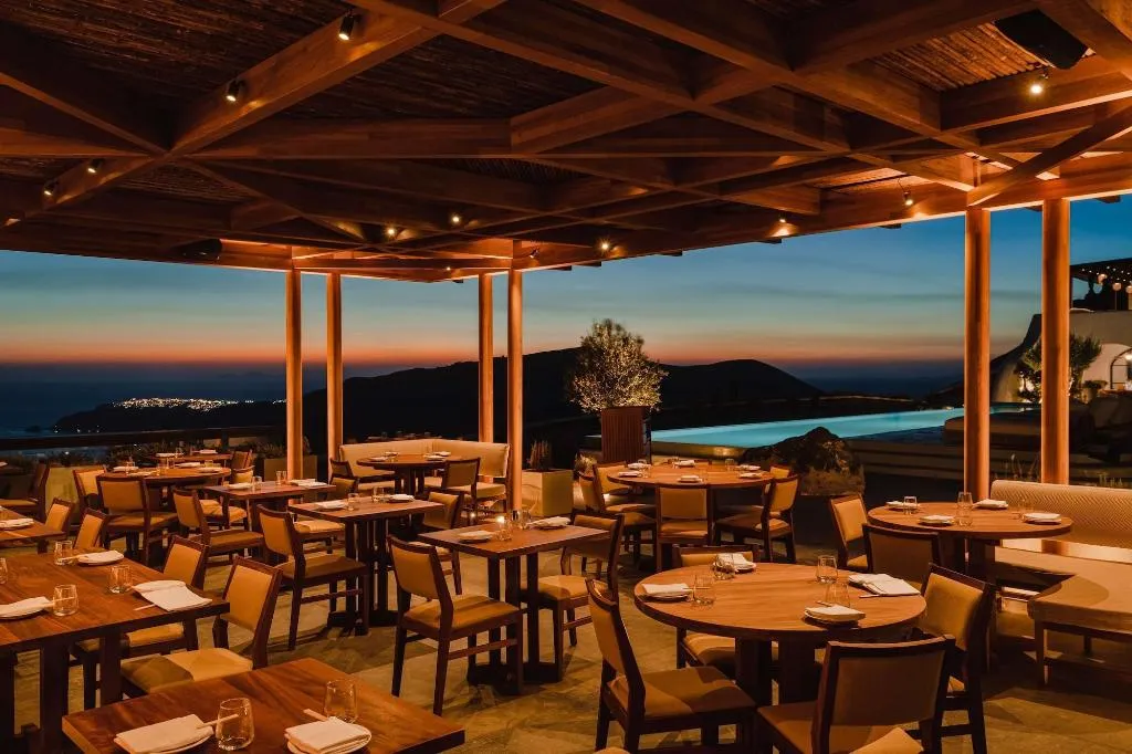 Restaurant, Pantheon Villas, Santorini