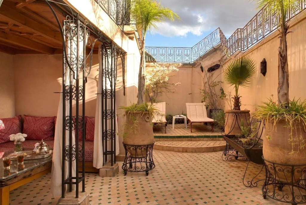 Terrace, Riad Sidi Benslimane, Marrakech