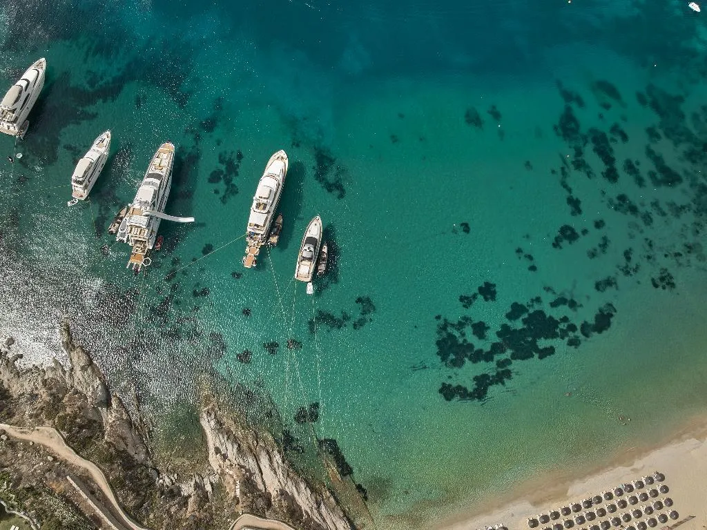 Beach, Mykonos Blu, A Resort to Live, Mykonos