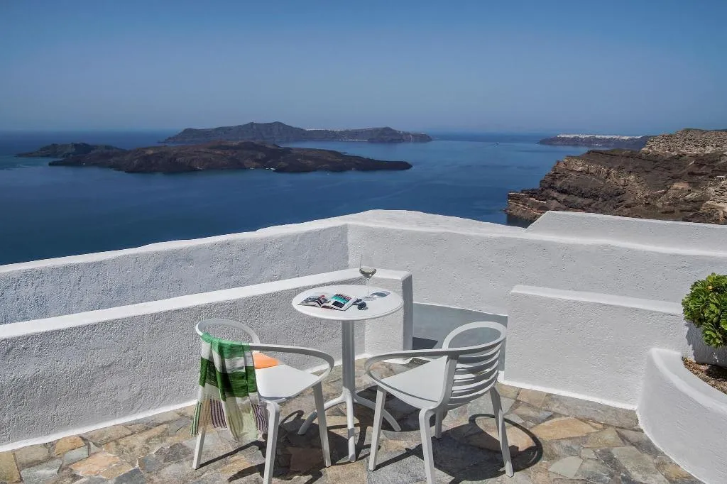 Terrace, Villa Irini Fira Adults Only, Santorini