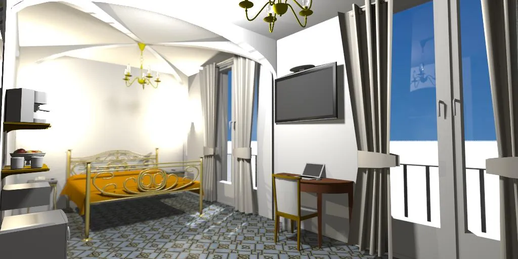 DOUBLE KING BED NON SMOKING Room, Core Amalfitano Pompeii  City Suites, Naples