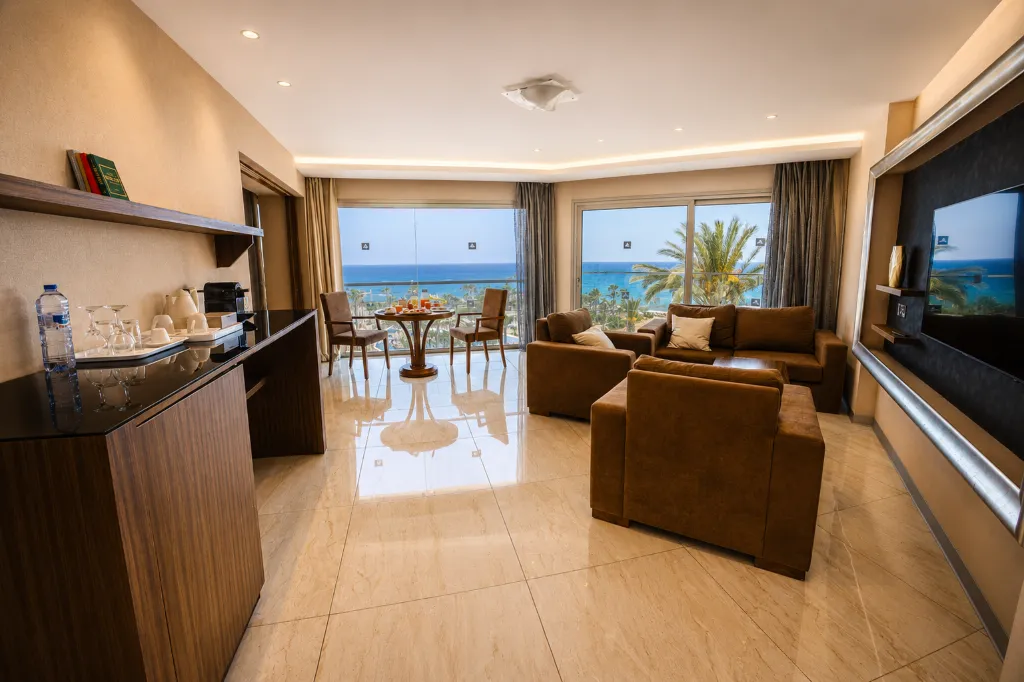 SUITE DELUXE BEACH FRONT Room, Adams Beach Hotel, Cyprus