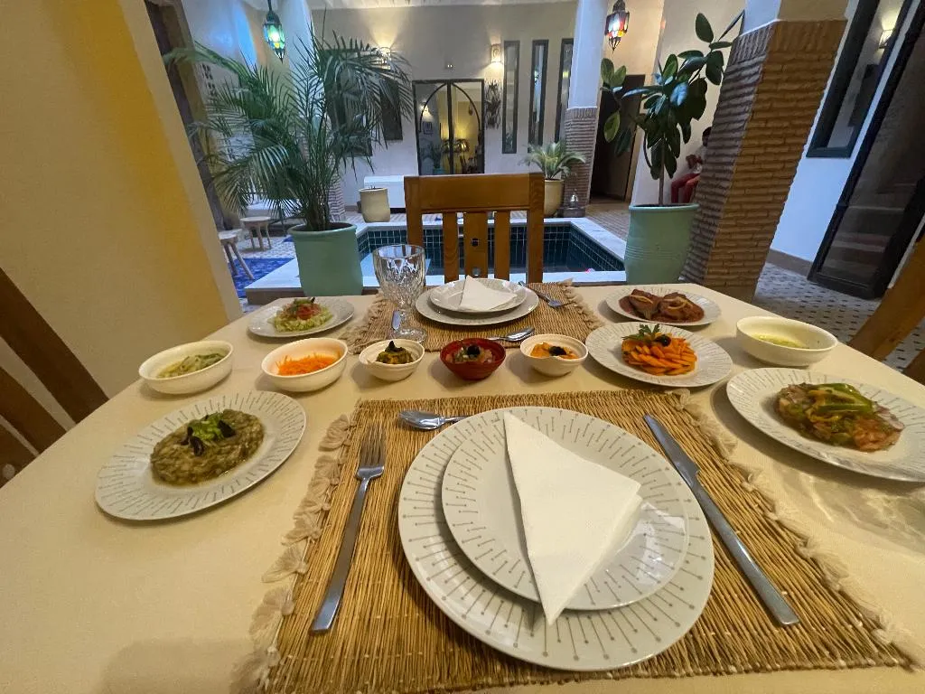 Restaurant, Riad Samarine, Marrakech
