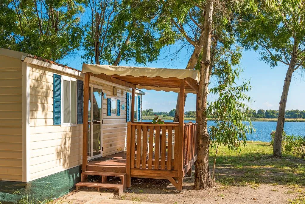 MOBILE HOME TWO BEDS Room, Camping Village Laguna Blu, Alghero