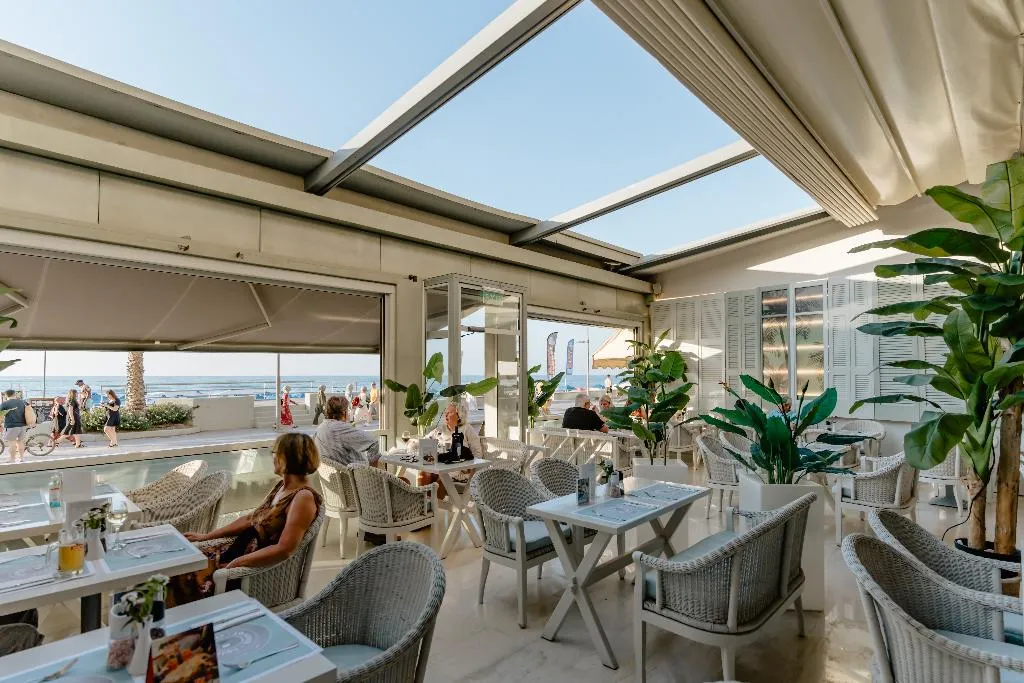Terrace, Palm Beach Hotel, Crete
