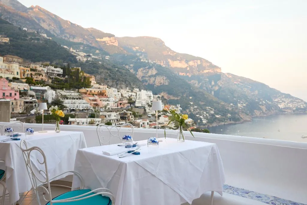 Restaurant, Hotel Conca D'Oro, Naples