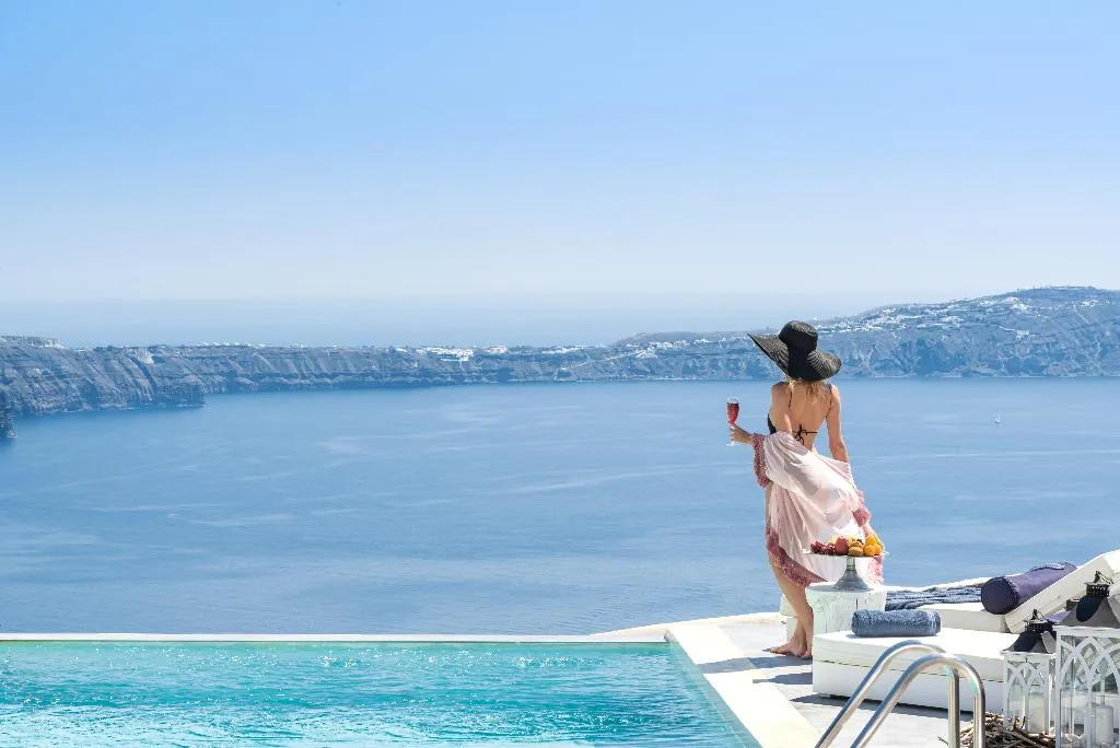 General view, Mythical Blue Luxury Suites, Santorini