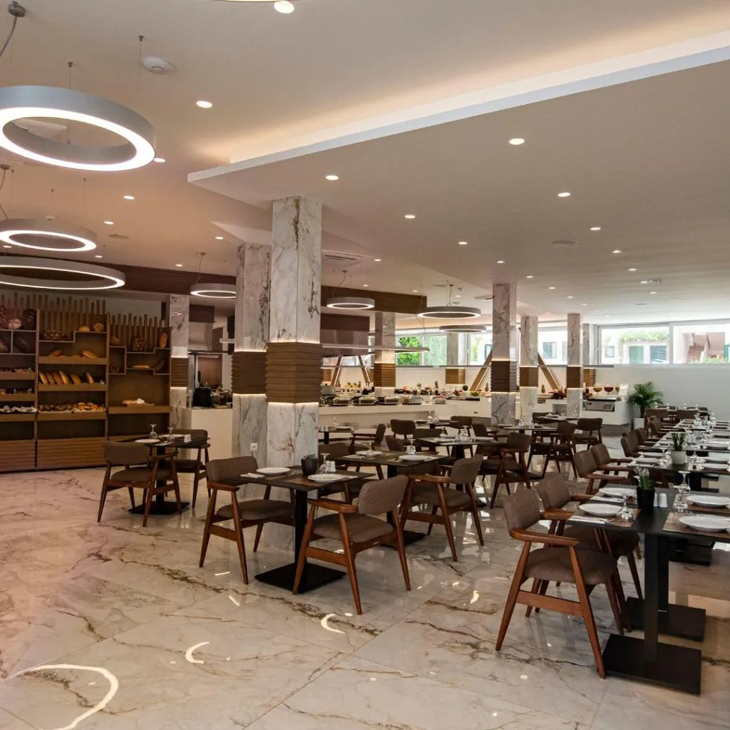 Restaurant, Porto Greco Village Beach hotel, Crete