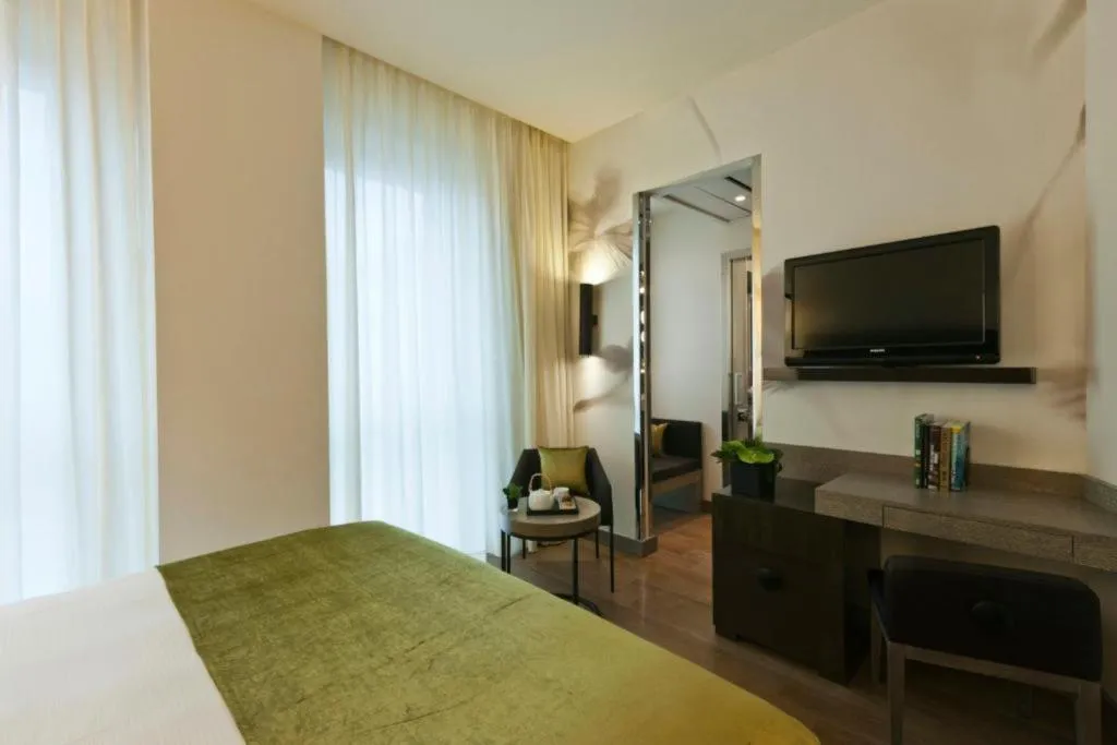 DOUBLE SINGLE USE DELUXE WITH VIEWS Room, Starhotels E.c.ho. Milano, Milan