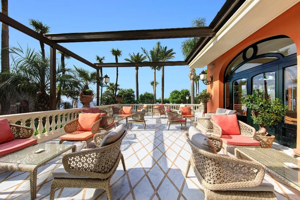 Terrace, Grand Hotel Royal, Naples