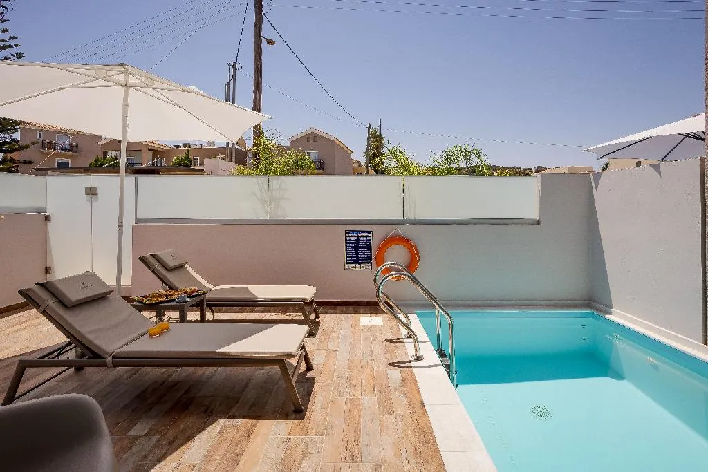 SUITE DELUXE POOL VIEW Room, Sarpidon Suites, Crete