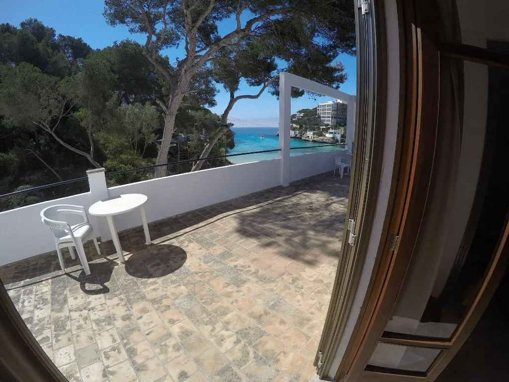 Terrace, Hostal Playa Cala Santanya, Majorca