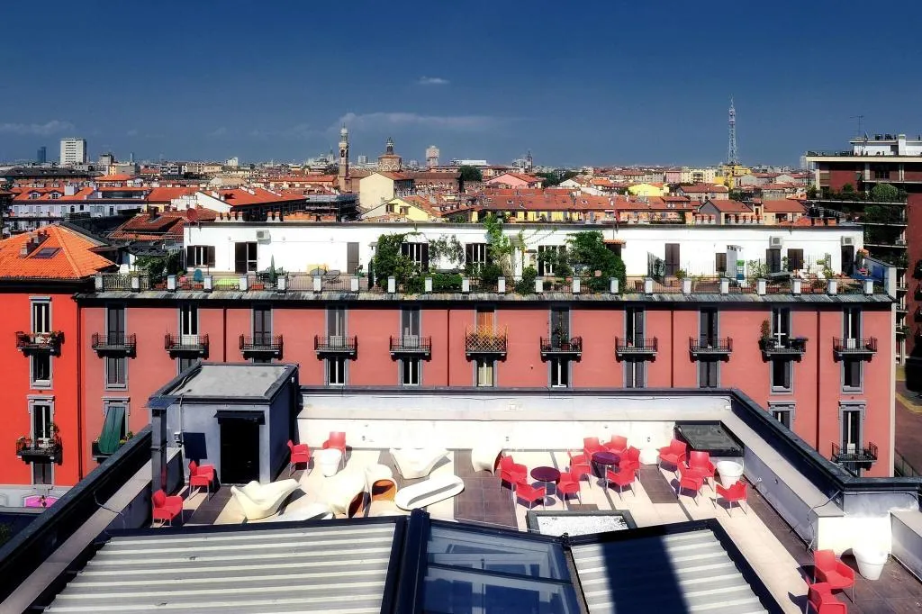 Terrace, Art Hotel Navigli, Milan