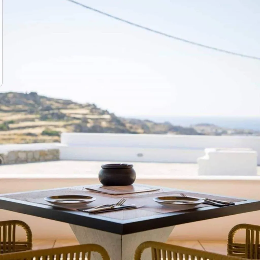 Restaurant, Jenny's Summer Houses, Mykonos