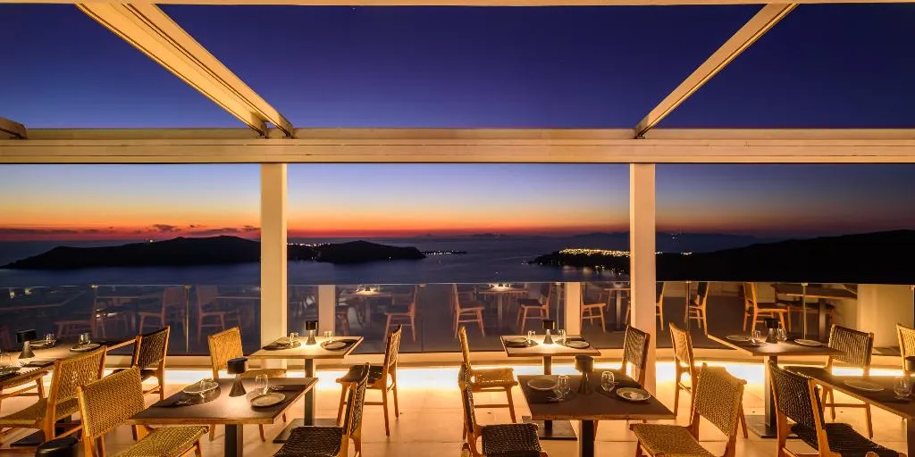 Restaurant, Andromeda Villas, Santorini