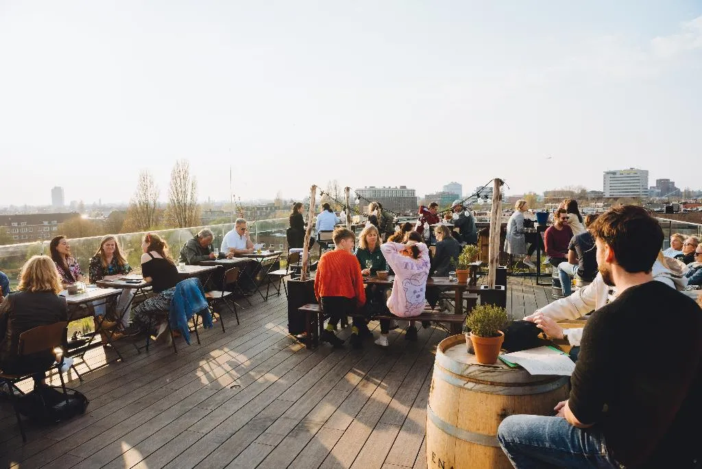 Terrace, Hotel Casa Amsterdam, Amsterdam