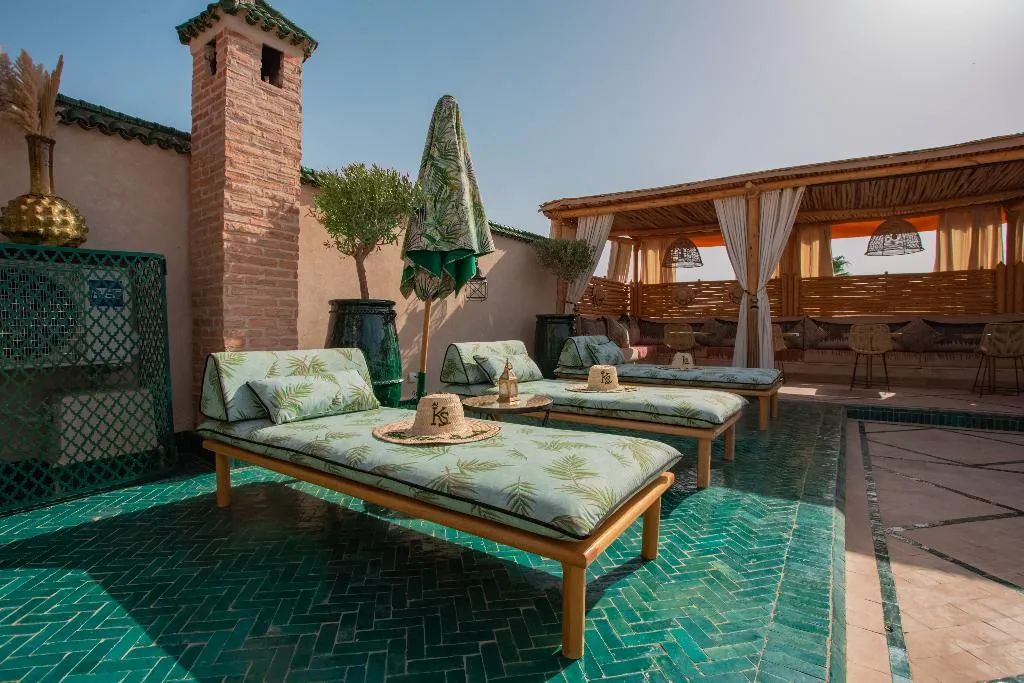 Terrace, Riad Ksar Al Amal, Marrakech