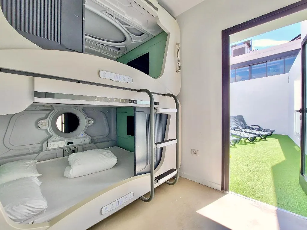 QUADRUPLE DELUXE Room, Atypicap Capsule Hostel, Tenerife