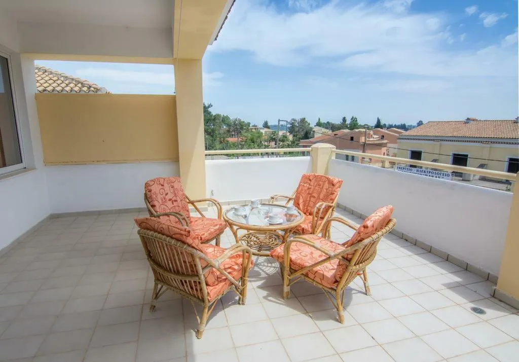 Terrace, Asteraki Aparthotel, Corfu