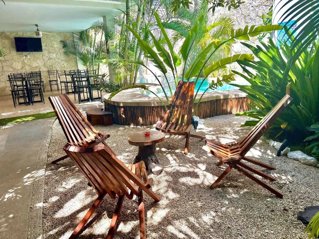 Terrace, Pacha Tulum Boutique Hotel, Cancun Area