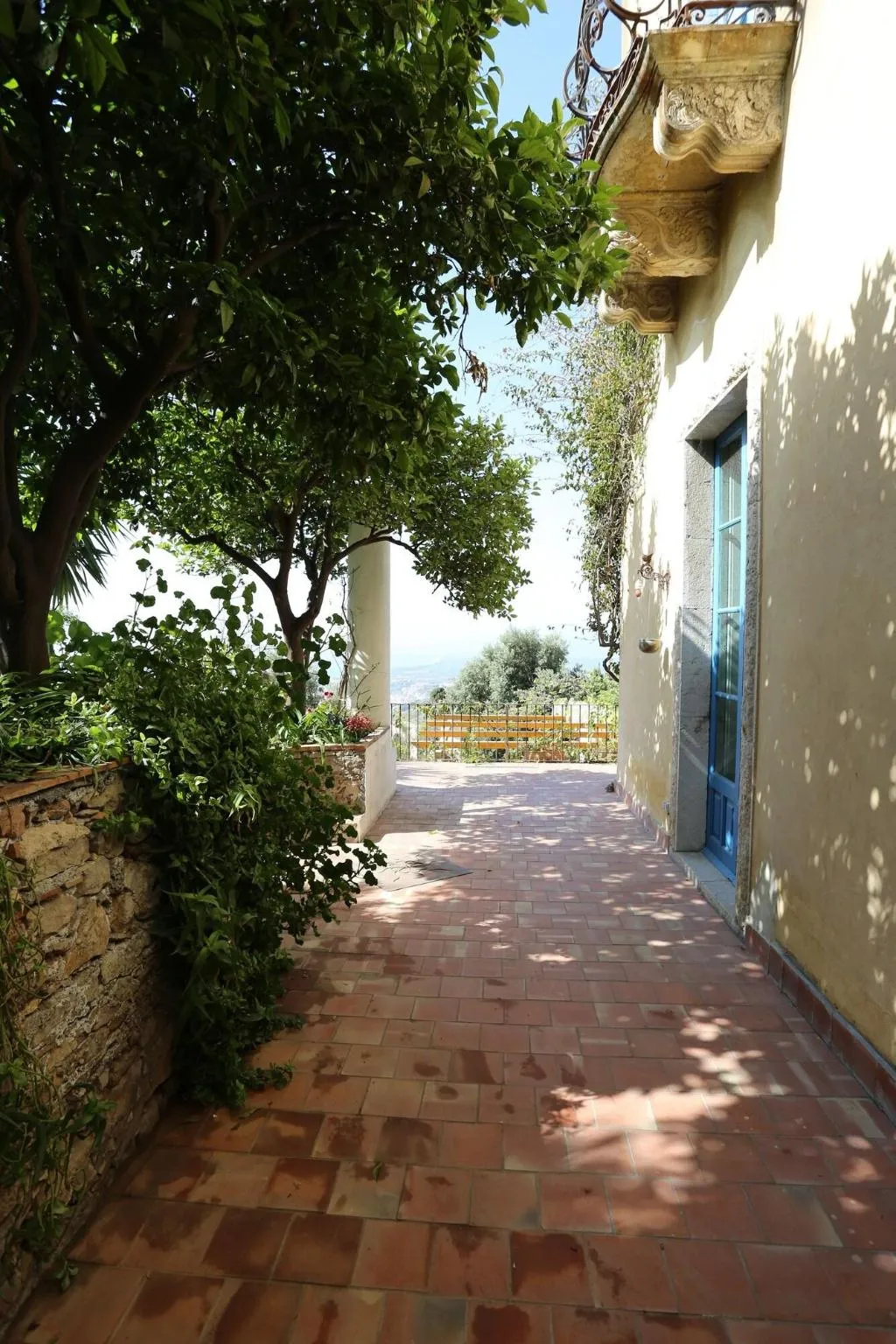 Terrace, Casa Cuseni, Taormina