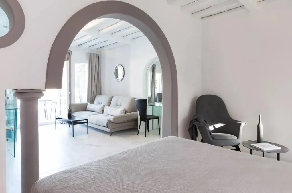 SUITE DELUXE SEA VIEW Room, Kivotos Mykonos, Mykonos