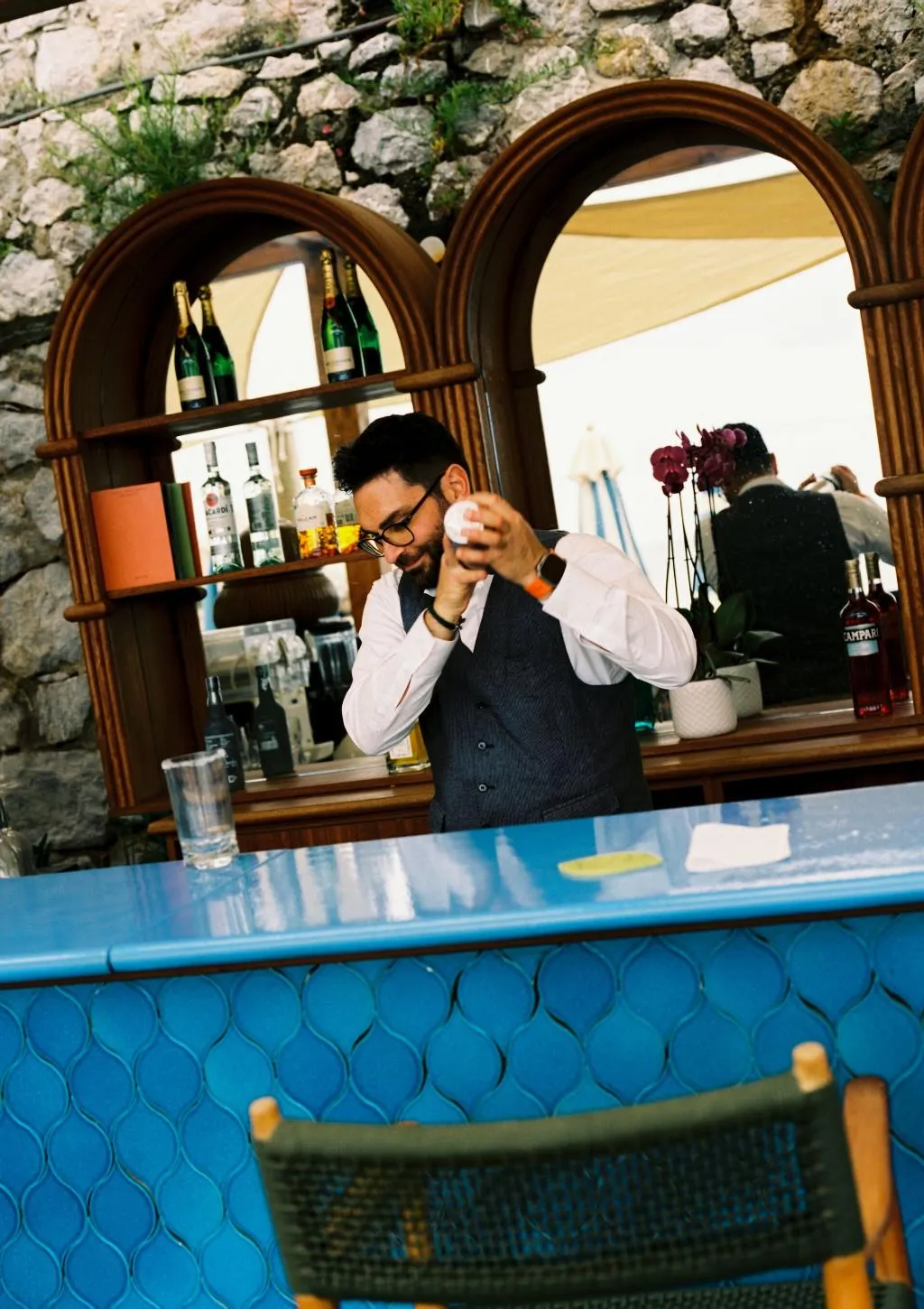 Bar, Villa Sant'Andrea, A Belmond Hotel, Taormina Mare, Catania