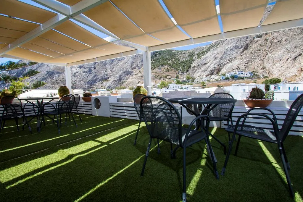 Terrace, Andreas Aparthotel, Santorini
