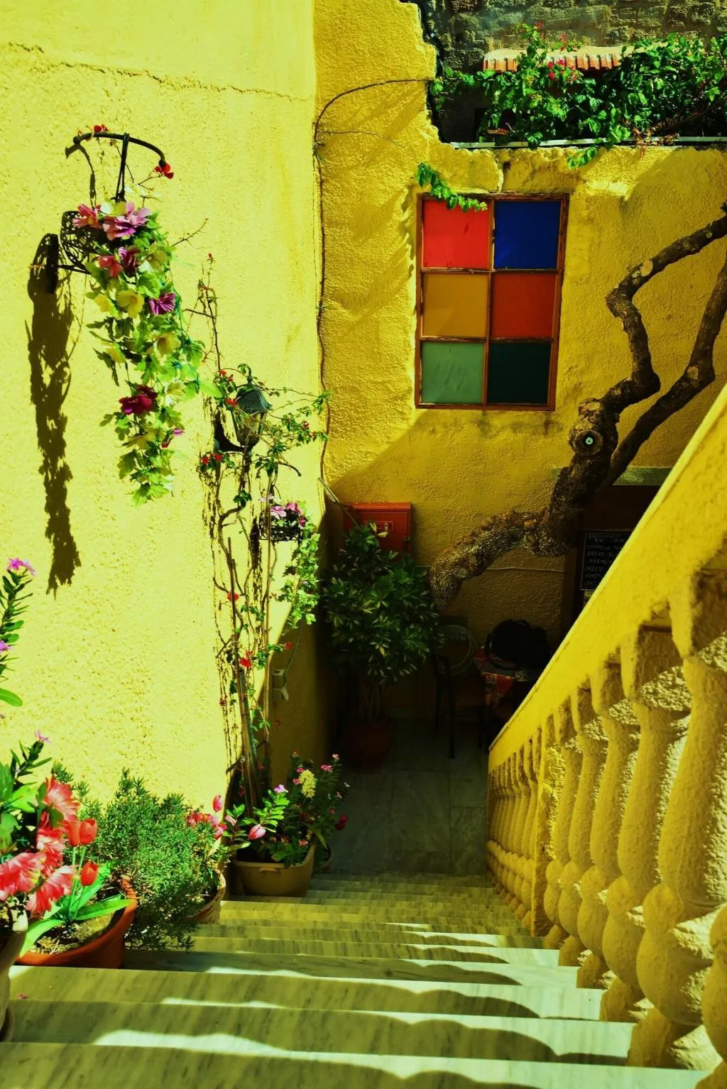 General view, Olympos Pension, Rhodes
