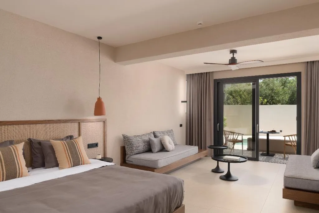 DOUBLE DELUXE POOL VIEW Room, Kymani Boutique Hotel & Suites, Crete
