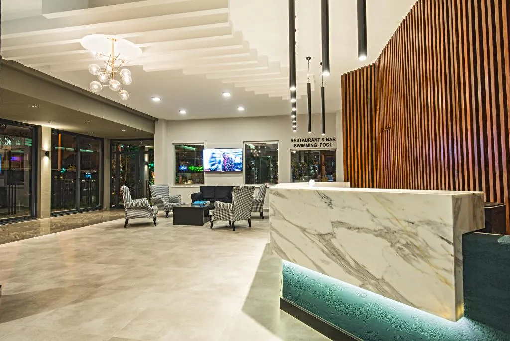Lobby, Kleopatra Tower Apart Hotel, Antalya