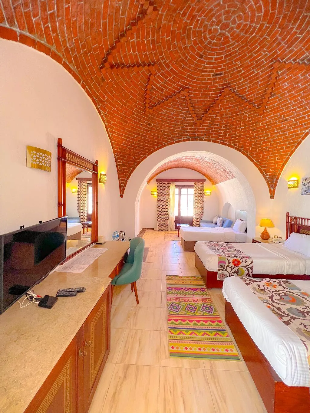 DOUBLE SEA VIEW Room, Beach Safari - Nubian Resort Marsa Alam, Red Sea Riviera