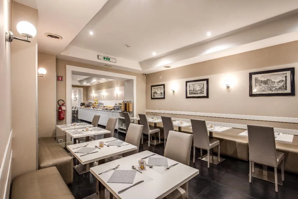 Restaurant, Hotel Villafranca, Rome
