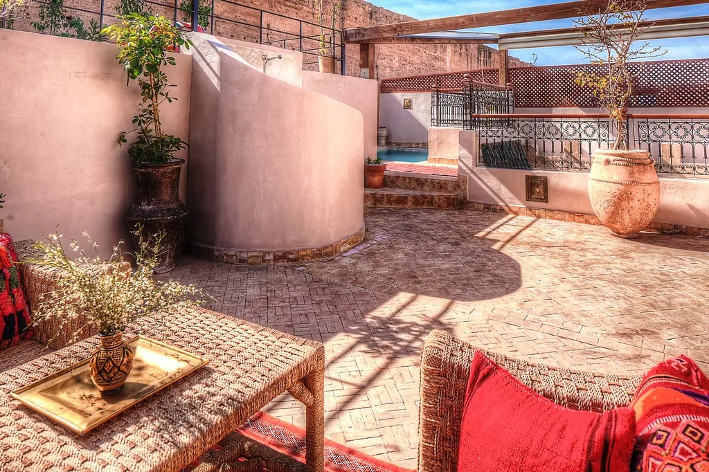 Terrace, Riad Carina, Marrakech