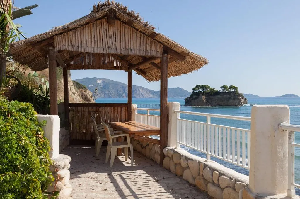 Beach, Korfiatis Apartments, Zante
