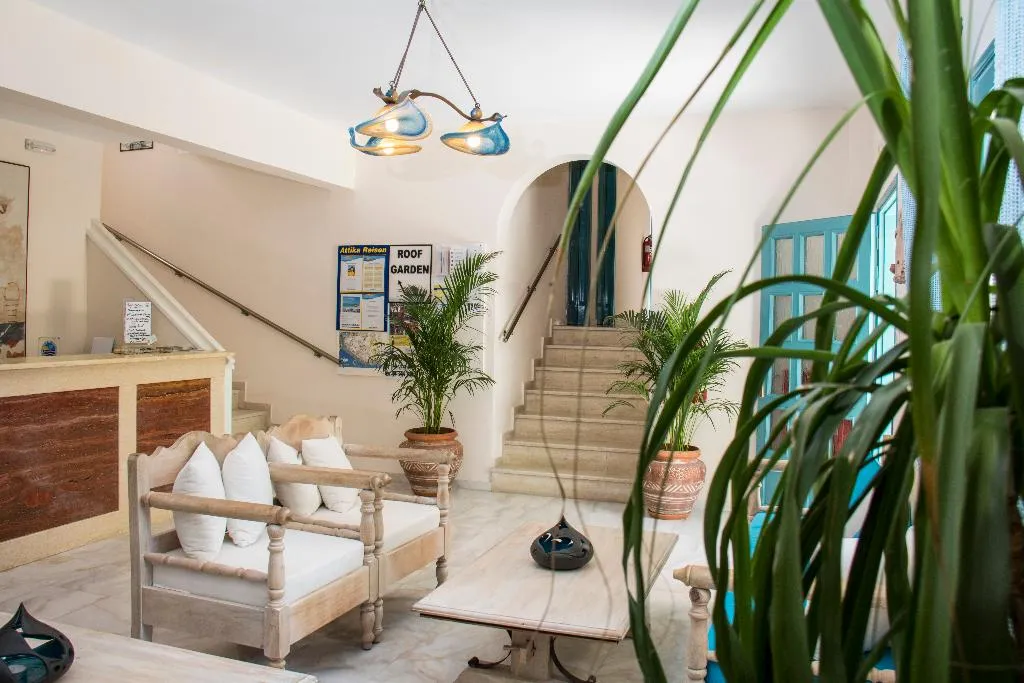 Lobby, Andreas Aparthotel, Santorini