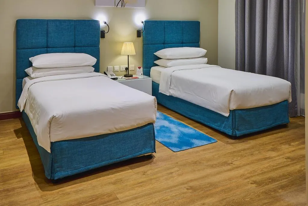 TWIN DELUXE CITY VIEW Room, Ramada Hotel & Suites by Wyndham JBR, Dubai
