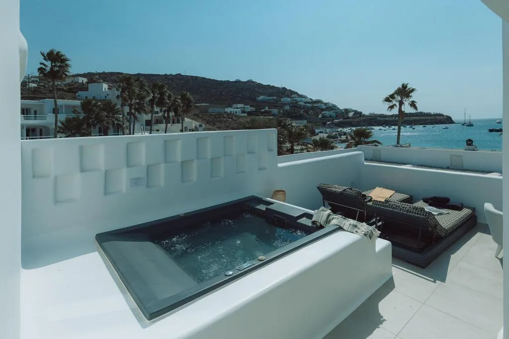 Terrace, Mykonos Blanc Hotel, Mykonos