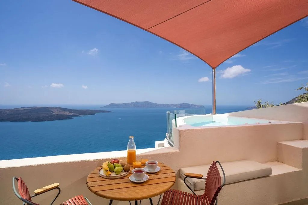 SUITE WITH JACUZZI Room, Panorama Santorini Boutique Hotel, Santorini