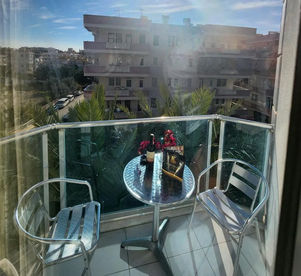 Terrace, Cleopatra City Hotel, Antalya