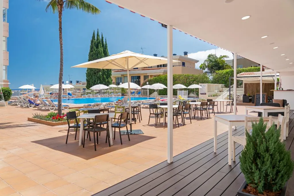 Terrace, Mimosa Studio Hotel, Madeira