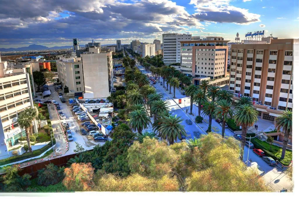 General view, Hotel La Maison Blanche, Tunisia