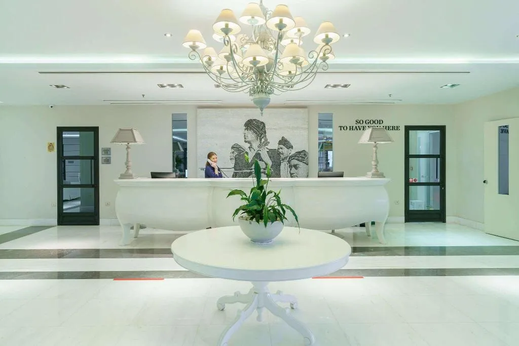 Lobby, Aegean Pearl Hotel, Crete