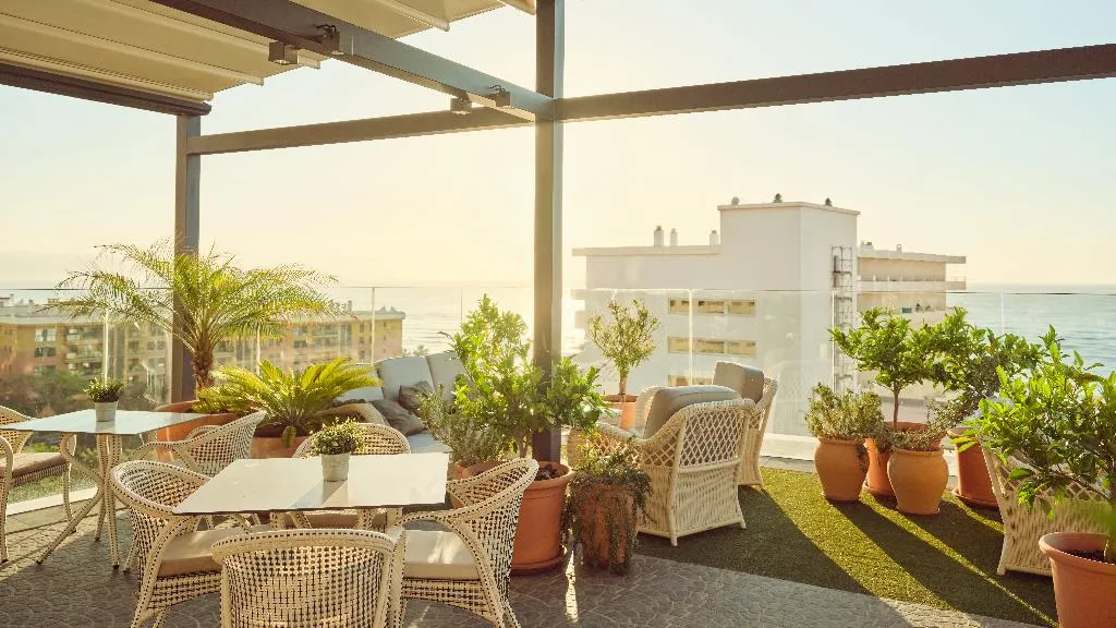 Terrace, Hotel Fénix Torremolinos Adults Only Recommended, Costa Del Sol